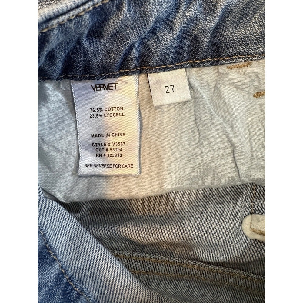 Vervet Women's High Rise Super Flare‎ Jeans 27 Medium Wash - Picture 3 of 7